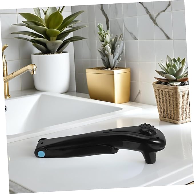FRCOLOR Electric Back Shaver for Men ? Professional Razor for Back Hair Removal Black Cordless Design Easy Grooming Suitable for Personal Use