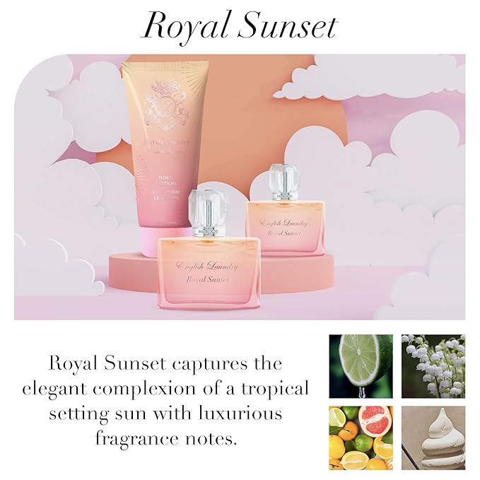 English Laundry Royal Sunset 3 Piece Gift Set EDP 3.4 fl. oz.
