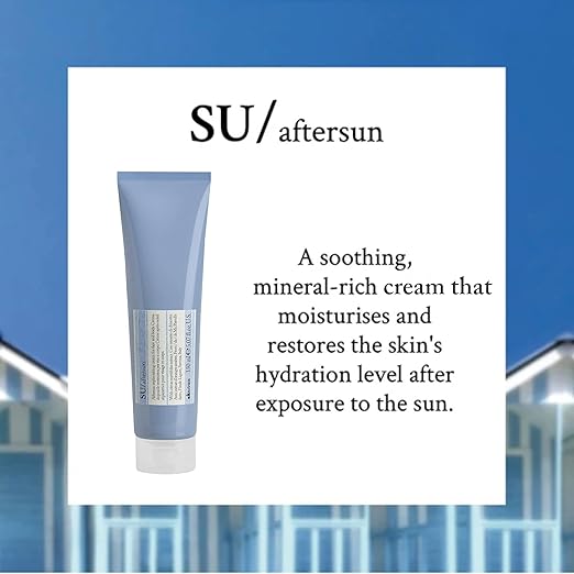 Davines SU Aftersun Hydrating Skincare Gel To Moisturize Protect And Smooth Skin Soothe And Hydrate Reddened Skin After Exposure 5.07 Fl. Oz.