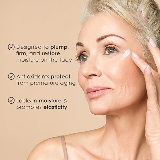 Body Firm Crepe Erase Facial Repair Treatment Anti Aging Face Moisturizer With Shea Butter Collagen Vitamin E Neck Firming Cream for Wrinkles and Fine Lines Original Citrus 1.7 FL Oz