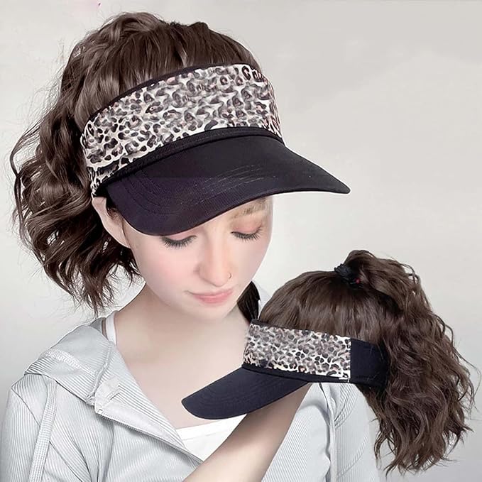 Hat Wig for Women Baseball Hat Wig Women's Wig Short Curly Hair Wool Curly Wig Ponytail Braid Wavy Wig