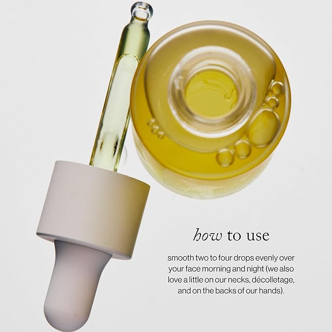 goop Beauty Nutrient Face Oil | Anti Aging Moisturizer for Smooth Skin Texture &amp Wrinkles | Bakuchiol Cacay &amp Organic Amla | 1 fl oz