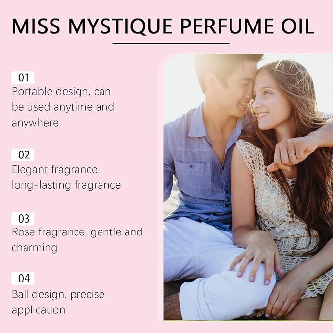 Roll-On Rose Pheromone Perfume - Portable Mini Fragrance For Long-Lasting Allure(2PCS)