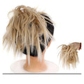 SONGCHAO Fake Hair Bun Messy Bun Hair Slice Ponytail Hair Extensions with Elastic Rubber Band Synthetic Fluffy Bun Women Wig Hair Bun Hair Accessories (Color : 008)