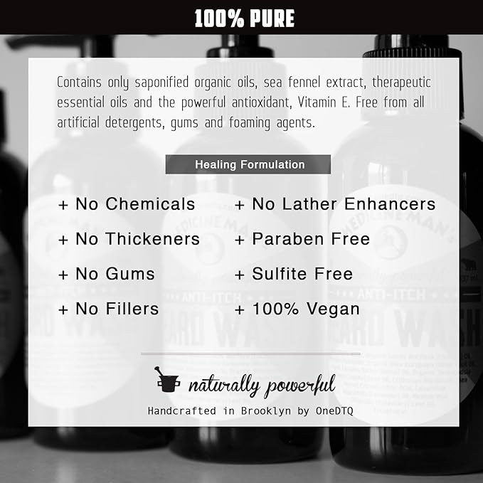 OneDTQ Medicine Man's Itchy Beard Wash 47 FL OZ