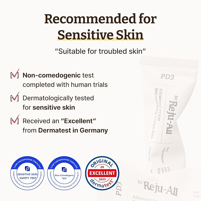 Dr. Reju-All Advanced PDRN Rejuvenating Cream ? 99% Pure Salmon DNA PDRN Face Moisturizer ? Optimal 1200ppm Concentration for Glow Skin ? Korean Anti-Aging Skin Care Face Cream - 2.0 Fl Oz