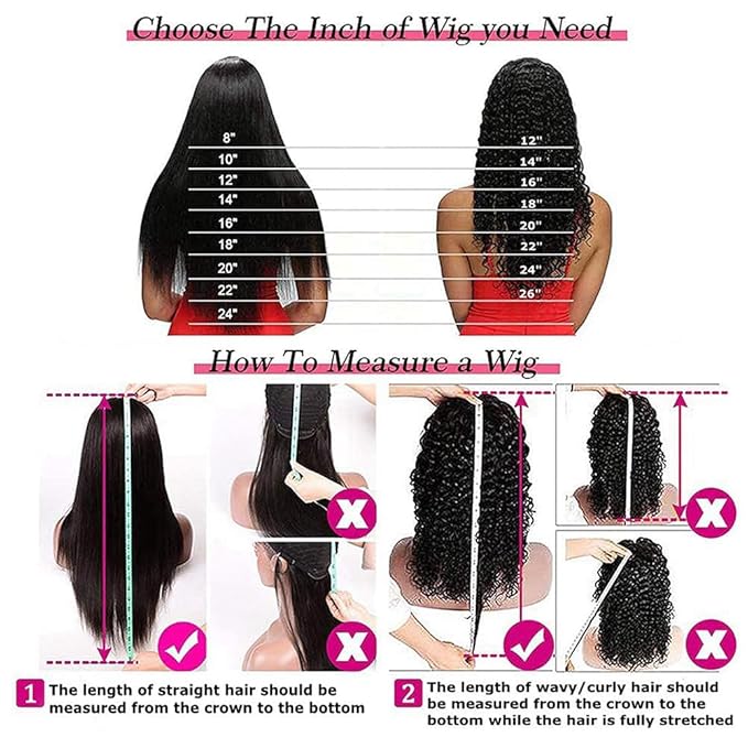 U Part Wigs Human Hair for Black Women Deep Wave Human Hair Brazilian Hair Full Head Clip in Half Wig V Part Glueless Wigs Human Hair Pre Plucked U Shape Wigs (Natural Black 18 inch)