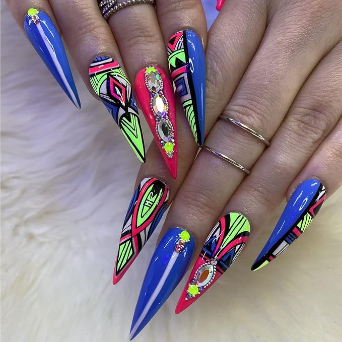 12 Color 3D Nail Art Pens Set Kalolary Nail Point Graffiti Dotting Pen Drawing Painting Liner Brush for DIY Nail Art Beauty Adorn Manicure Tools