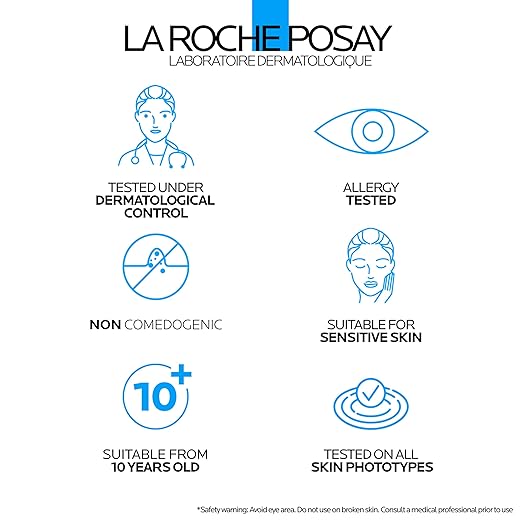 La Roche-Posay Effaclar Salicylic Acid Acne Treatment For Face Mattifying Acne Gel Cream Spot Treatment for Blackheads Whiteheads &amp Pores Prevents New Pimples Non-Greasy Sensitive Skin Safe