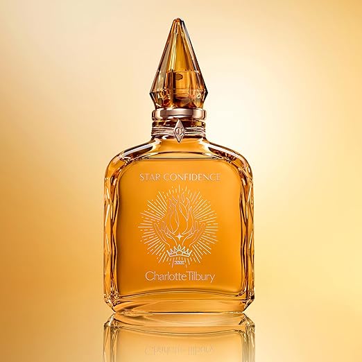 Charlotte Tilbury Star Confidence Eau De Parfum - Pheromone Enhancing Blackcurrant &amp Jasmine Fragrance with Natural Patchouli Oil - Long-Lasting Floral Woody Scent