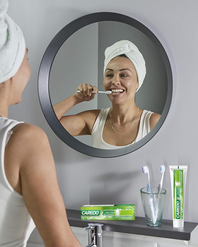 Toothpaste Gum Repair for Avoid Root Canal Therapy Gingivitis Toothpaste fit Gum Care Pulpitis Pain Mint Flavored 3.5 Oz x 2 Tubes Both fit Youth Middle-Age &amp Elders Gift