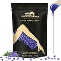 Lifestance 2.5lb Wax Beads Kit Lavender Hard Wax Beans For Hair Removal Brazilian Bikini Leg Underarm Waxing for Fine Coarse Hair Women Men Large Refill for Wax Warmers at Home