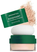 AROMATICA Rosemary Dry Shampoo Powder - Travel Size Dry Shampoo with Panthenol and Biotin for Hair | Volumizing Non Aerosol &amp Talc Free Korean hair care dry shampoo for women (10g/0.3oz)