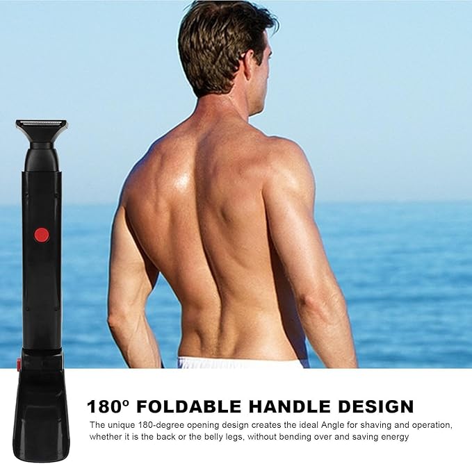 Generic Back Body Electric Shaver - Full Body Leg Hair Removal Back Hair Body Removal Tools | Body Shaving Groomer Electric Back Hair Shaver Back Shaver Body Grooming Trimmers for Men and Women