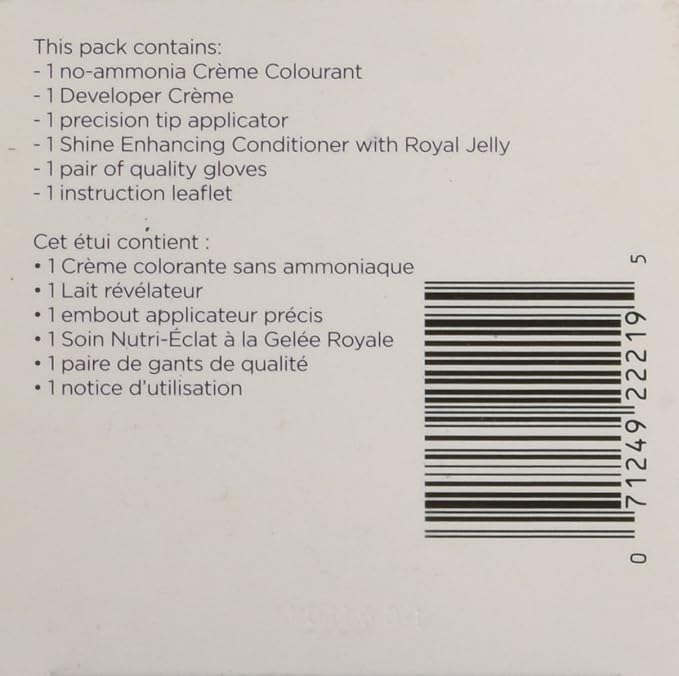 L'Oreal Healthy Look Creme Gloss Hair Color 1 Rich Black/Double Espresso