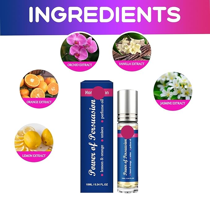 Charming Roll-On Perfume - Fresh &amp Unique Scent For Long-Lasting Fragrance Perfect For Couples' Dates &amp Creating Atmosphere(2PCS)