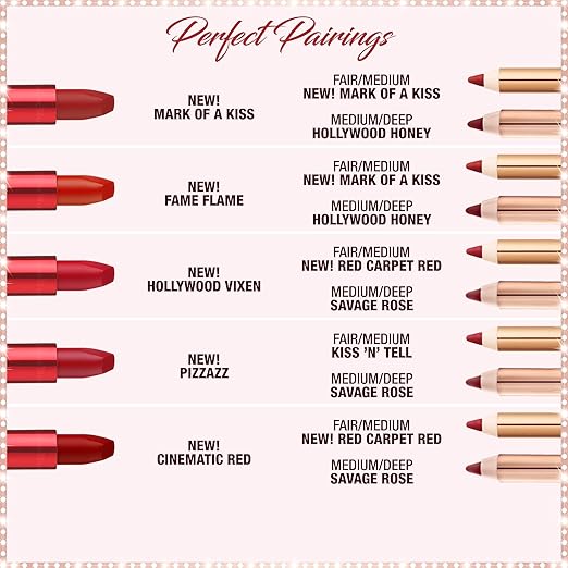 Charlotte Tilbury Matte Revolution Lipstick - Long Lasting Matte Lipstick with Buildable Color &amp Lip-Loving Ingredients - Creamy Easy to Blend Formula