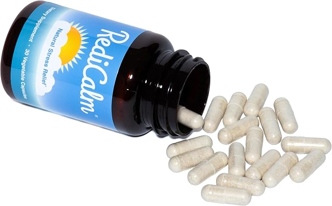 Natural Stress Relief Supplement - Non-GMO Vegan Gluten-Free
