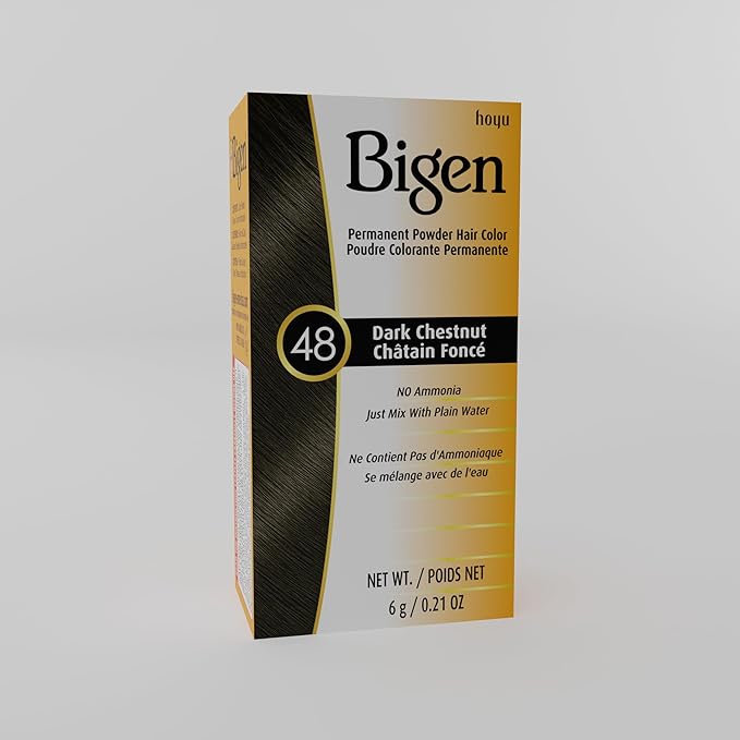 #48 Dark Chestnut Bigen Permanent Powder - 6 Pack