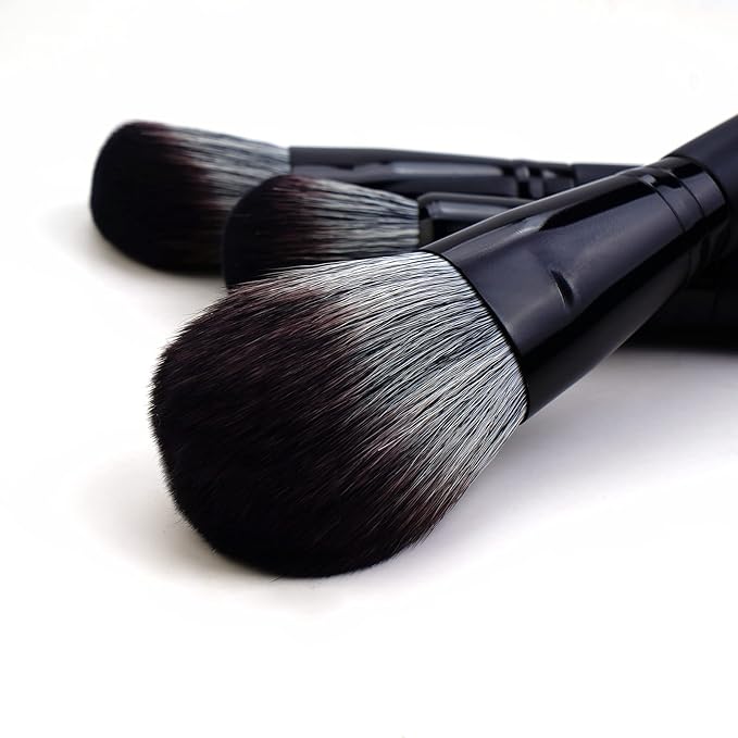 MAGEFY Makeup Brush Set 22 Pcs Premium Synthetic Makeup Brushes Foundation Eyeshadow Brush Powder Blush Concealers Brush Set Travel Makeup Brushes with Case(Black)