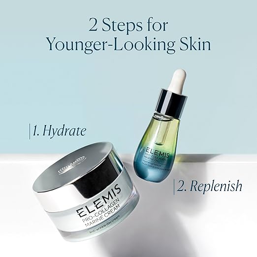 ELEMIS Pro-Collagen Marine Oil 15ml Lightweight Face Oil To Hydrate Nourish &amp Improve Skin Texture