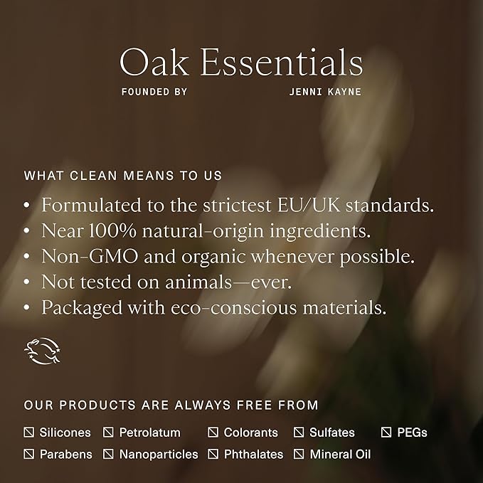 Oak Essentials Youthful Skin Routine Set | 4-Step Skin Renewal Kit with Peptide Serum Face Polish Cleansing Milk &amp Moisture Balm