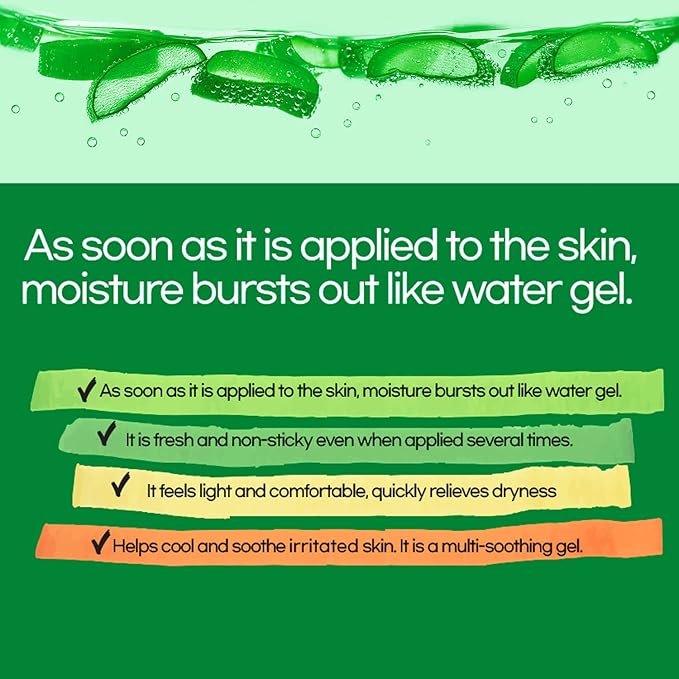 by.H Organic Aloe Vera Bulk Soothing Gel-Natural Moisturizer for Skin [90 PCS] Hair Effective for Sunburns Razor Burns Gentle Non-Greasy Skincare [Made in Korea] Pouch - (3 Packs of 30 PCS)