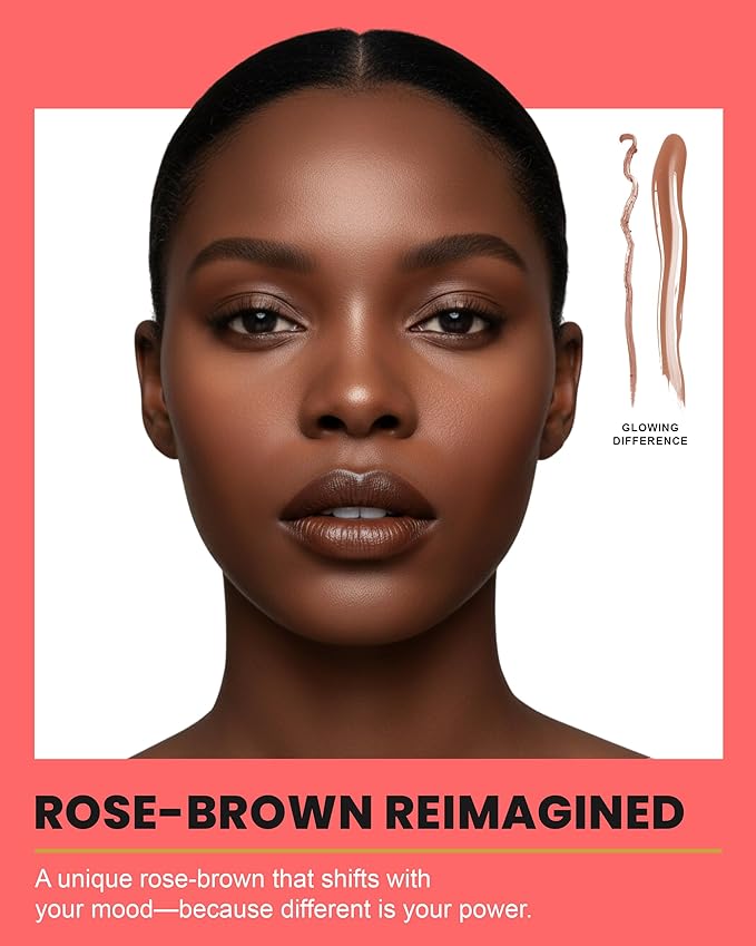 Lip Kit Duo ? Glowing Different - TikTok-Viral Precision Liner &amp Glossy Liquid Lipstick Clean 2-Step Set with Hydrating Long-Wear Color ? Bold Inclusive Beauty for Everyday Konfidence