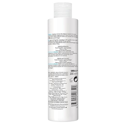 La Roche-Posay Toleriane Dermo Facial Cleanser for Face &amp Eyes Gentle Face Wash and Makeup Remover Milky Texture Fragrance Free Preservative Free