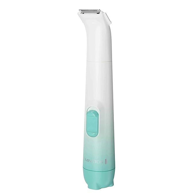 Remington Smooth &amp Silky Body &amp Bikini Kit Cordless bikini trimmer and shaver for women Waterproof for grooming in the shower White/Green