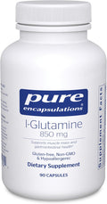 Pure Encapsulations L-Glutamine 850 mg | Supplement for Immune and Digestive Support Gut Health and Lining Repair Metabolism Boost and Muscle Support* | 90 Capsules
