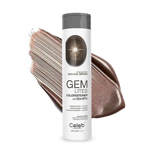 Celeb Luxury Color Depositing Conditioner - Color Refresher with Bondfix Bond Rebuilder Viral and Gem Lites Pairs with Colorwash