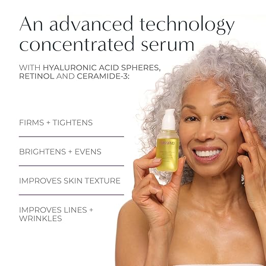 NassifMD Hydro-Screen Hydration Serum | Surgeon-Created Hyaluronic Acid Ceramides &amp Retinol Formula for Plumping Firming &amp Reducing Fine Lines