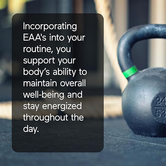 SMARTERNUTRITION Essential Amino Acids (EAA) Capsules - 1 Gram Per Serving of All 9 EAAs - Supports Muscle Mass &amp Exercise - Non-GMO Vegan Gluten Free - 180 Count[90-Day Supply]