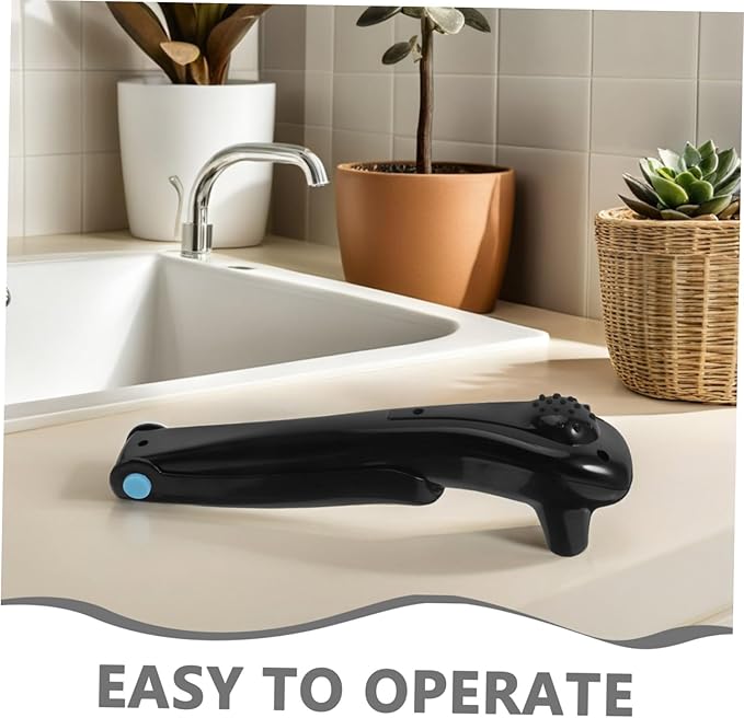 FRCOLOR Electric Back Shaver for Men ? Professional Razor for Back Hair Removal Black Cordless Design Easy Grooming Suitable for Personal Use