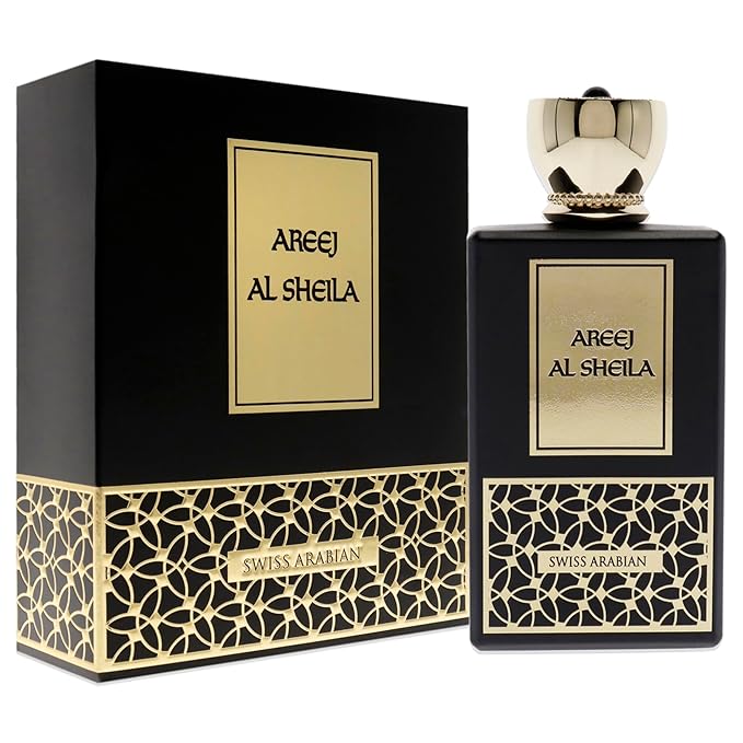 Swiss Arabian Areej Al Sheila - Luxury Products From Dubai - Long Lasting Addictive Personal EDP Spray Fragrance - Seductive Signature Aroma - 3.4 Oz