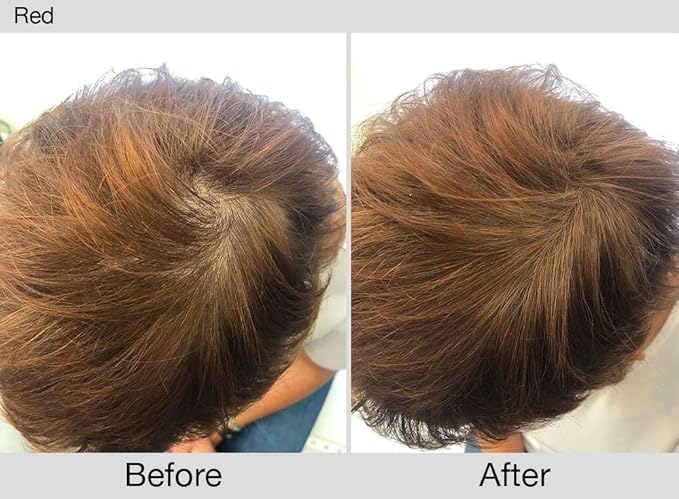 Joan Rivers Great Hair Day Root Touch Up Powder ? Fill-in Powder for Thicker Fuller Looking Hair (Red)