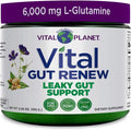 Vital Planet - Vital Gut Renew Powder Supplement for Leaky Gut Repair with L-Glutamine Marshmallow and Ginger Root DGL Licorice Root and Organic Aloe Vera L Glutamine 6000mg 6.88 oz