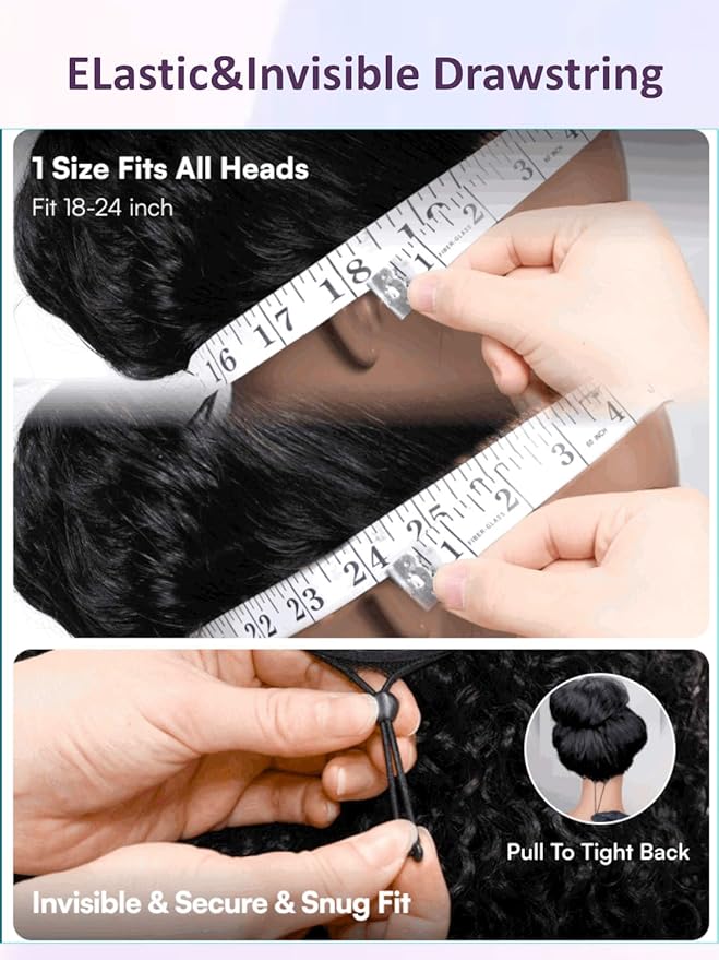 YIROO Bye Bye Knots 7x5 Lace Straight Bob Wig Glueless Human Hair Wig with Elastic DrawstringPre Plucked Pre Cut Short Bob Lace Closure Wig Wear and Go Natural Color 150% Density 12Inch
