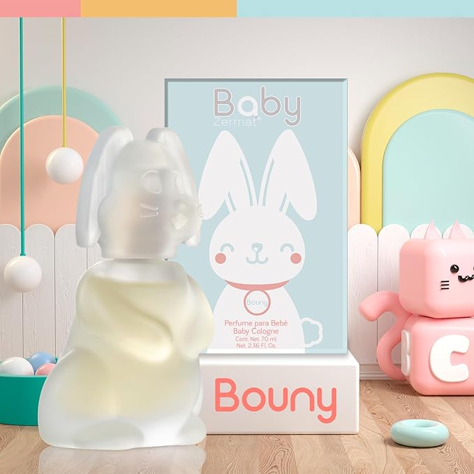 Zermat Baby Bouny Colonge Fragance for Baby Unisex Floral Scent 2.2 Fl. Oz.