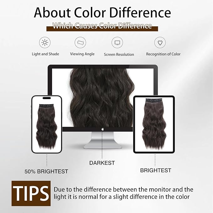 Hair Extensions Long Wavy Clip In Hair Extensions Bleach Blonde Synthetic Hair Extensions Clip Ins 4PCS Thick and Blend Well Fiber Hairpieces for Women 20 Inch