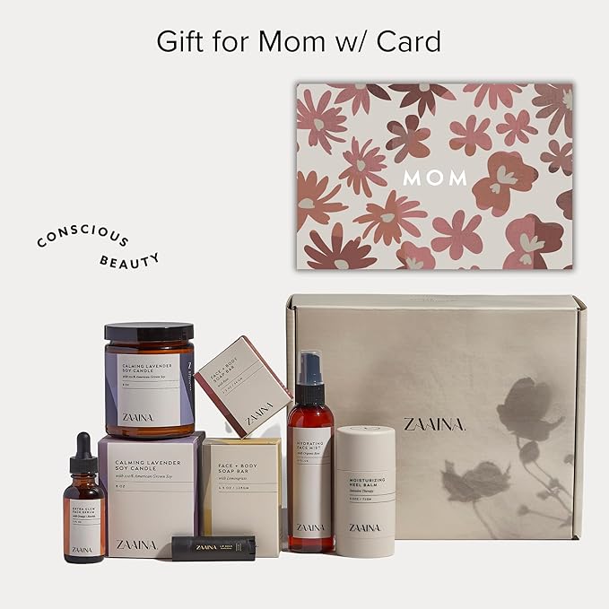 Gifts for Mom - Mother's Day Spa Gift Set for Women Luxurious Bath Gift Set Relaxing Spa Set Pampering Body Care Set Spa Gift Basket for Women Beauty Self Care Kit Gift Box Home Spa Care Package