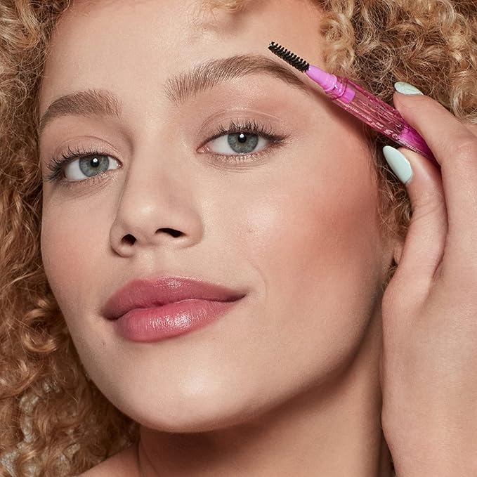 Kosas Brow Pop - Longwear Eyebrow Makeup Dual-Sided Defining Pencil with Castor Oil for Soft Natural Look of Real Hair - Soft Brown