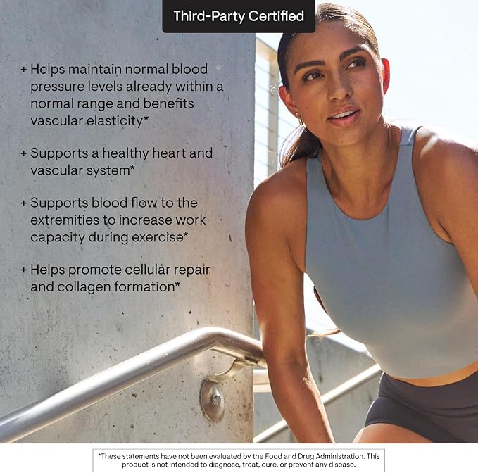 THORNE - L-Arginine Sustained Release (Formerly Perfusia-SR) - Support Heart Function Nitric Oxide Production &amp Optimal Blood Flow* - 60 Servings