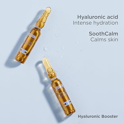 Isdinceutics Intensive Hyaluronic Acid and Peptide Booster - Facial Serum in Ampoules 0.06 FL OZ x 10 ampoules