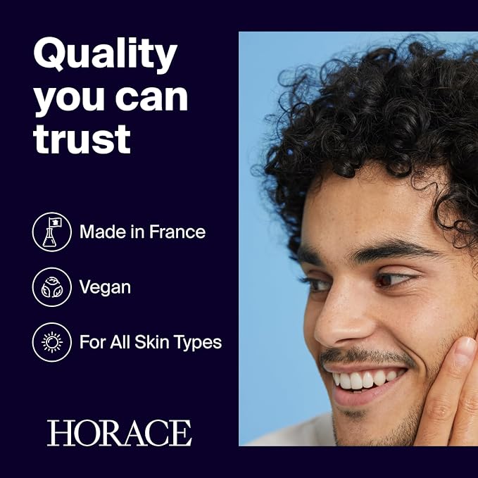 HORACE Gift Set with Purifying Face Cleanser Gentle Face Scrub and Mattifying Face Moisturizer - Skincare Set for Cleansing and Hydrating