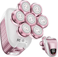 Electric Razors for Women Legs: 5-in-1 Rechargeable Body Shaver - Waterproof Wet Dry Hair Remover - Trimmer for Lady Face Underarms Public Men