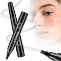 Microblading Eyebrow Pencil 2025 Upgraded 3D Waterproof Eyebrow Pen Fine Tip Long Lasting Brow Pen for Natural Brows Eye Brow Pencils for Women (Black)