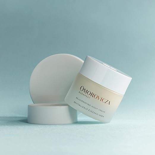 Omorovicza Rejuvenating Night Cream (1.7 oz) Restorative Night Moisturizer for Face with Hazelnut Peptide and Plum Almond Oil Overnight Face Mask to Plump Nourish &amp Smooth Fine Lines