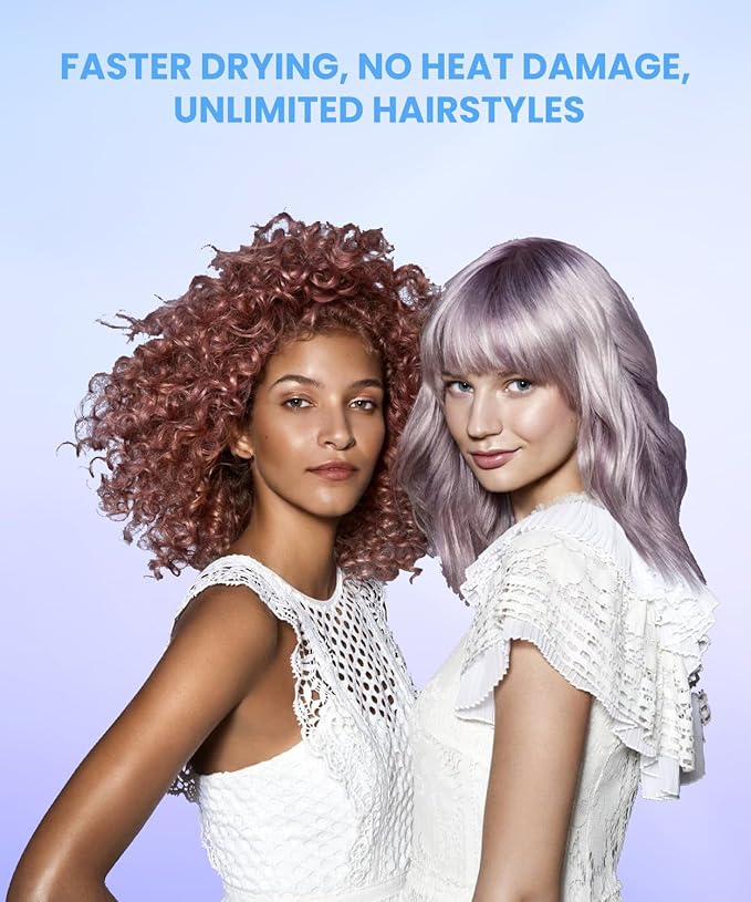 Hair Dryer Ionic Blow Dryer Professional High-Speed Hairdryer with 150000 RPM Motor for Fast Drying 5 Temps/3 Speeds Lightweight Hairdryer with Magnetic Nozzle for Home Travel Women Man